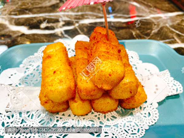 小吃美食脆皮炸鮮奶