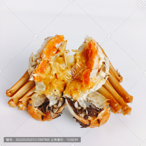 母蟹蟹黃特寫