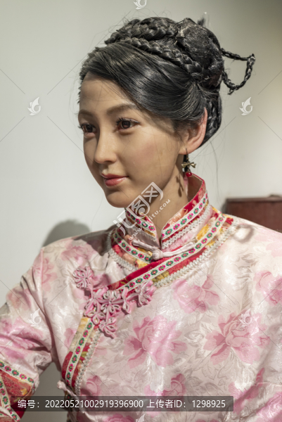 古代美女蠟像
