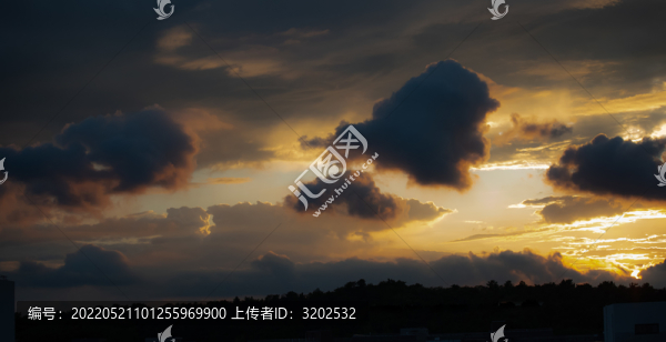 夢(mèng)幻云彩特寫照片
