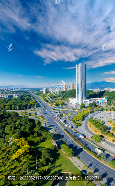 杭州桐廬縣城市風光