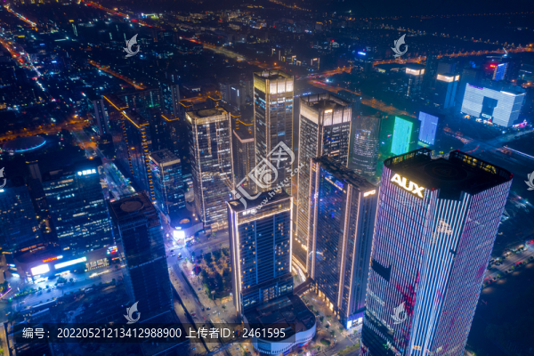 科技感城市夜景
