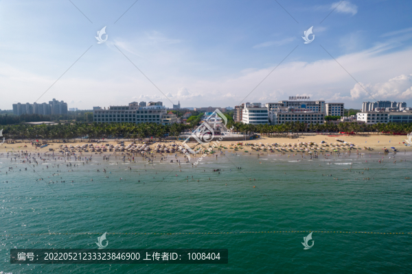 中國第一灘海邊航拍