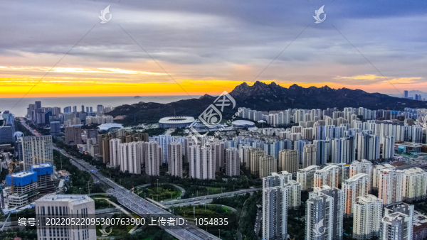 青島嶗山區(qū)城市風(fēng)光