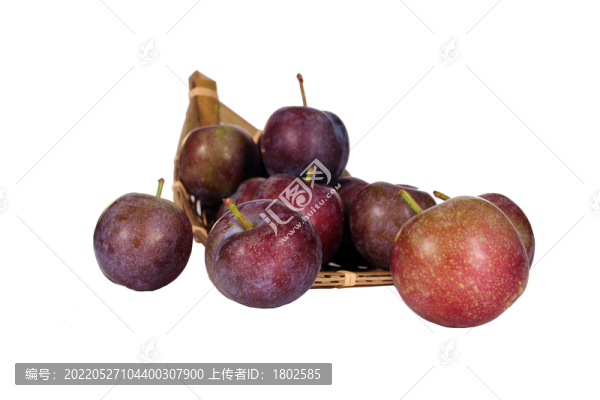 紅脆李子鳳凰李高清扣圖
