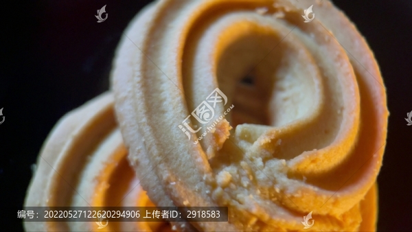 特寫餅干奶油曲奇