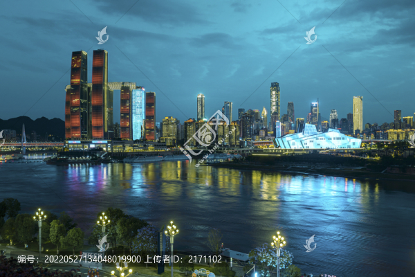 重慶朝天門(mén)夜景