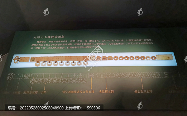 九環(huán)白玉鞢燮帶