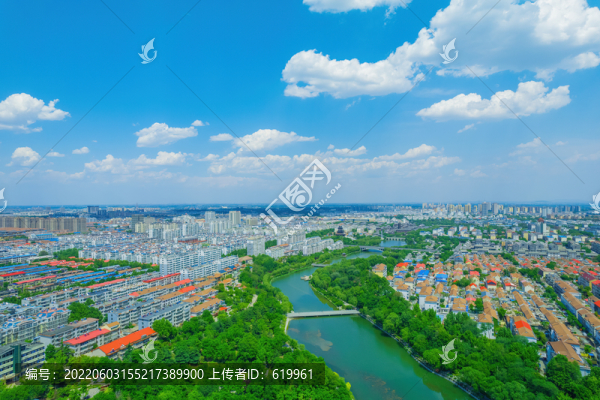 青州城市風(fēng)光航拍