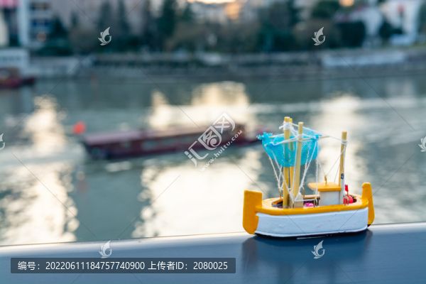 京杭大運(yùn)河小船模型