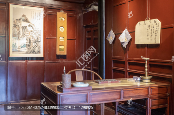 古代書房家具陳列