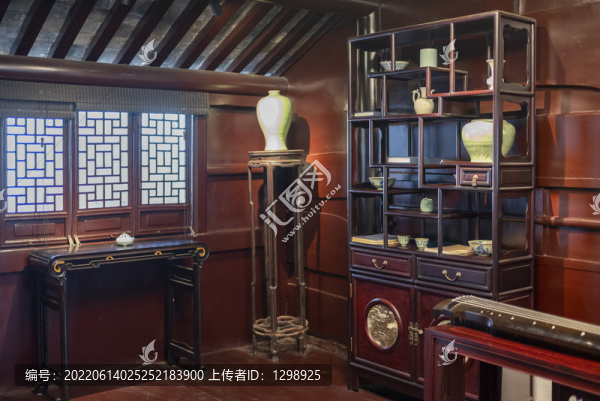 古代書房家具陳列