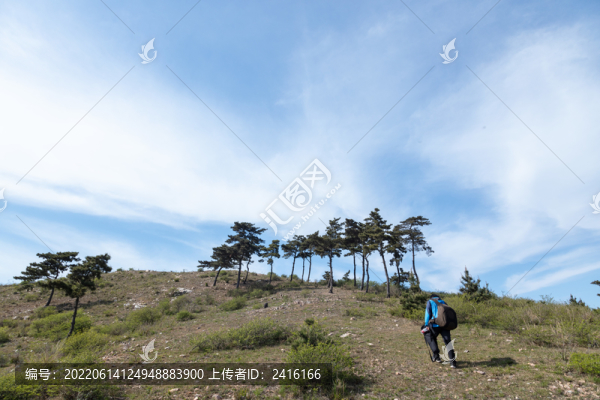 登山的攝影人