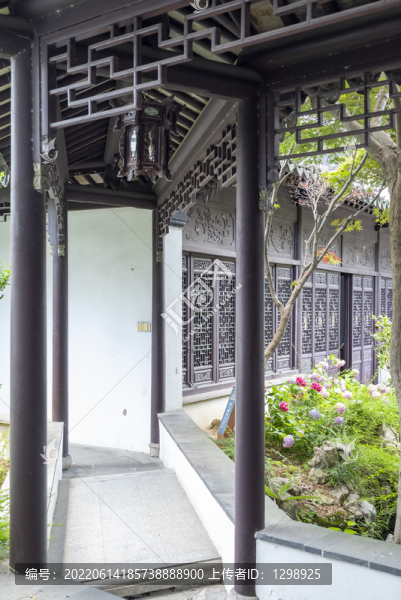 古典園林建筑長廊