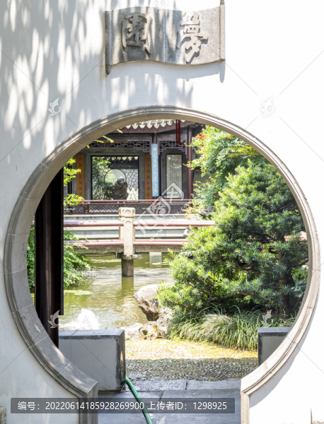 古典園林門洞框景