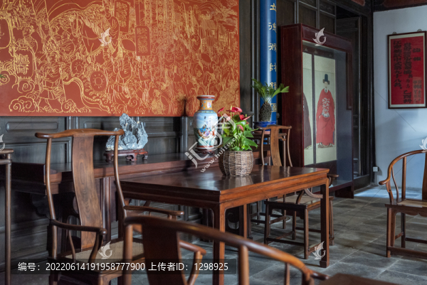 古代廳堂家具陳列