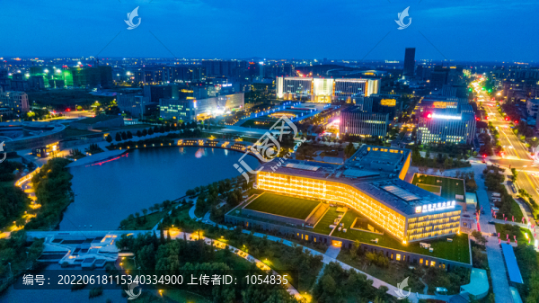 即墨創(chuàng)智新區(qū)夜景