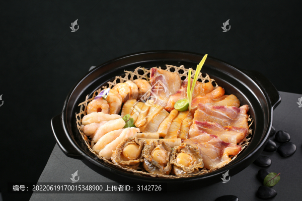 生啫海鮮燴