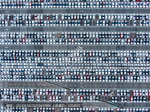 航拍汽車城