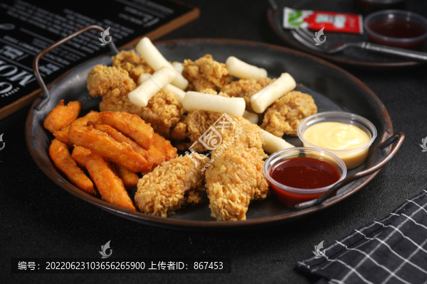 炸雞拼盤