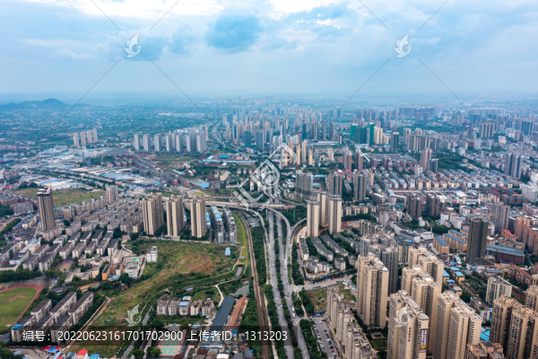 航拍湖南衡陽城市風(fēng)光