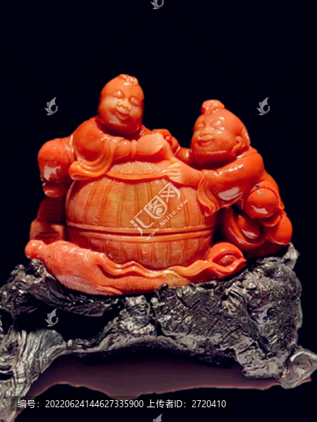 玉雕招財(cái)童子