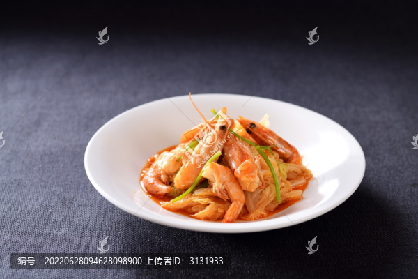 大蝦炒白菜