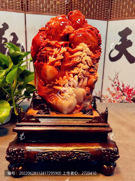 玉雕高山流水遇知音