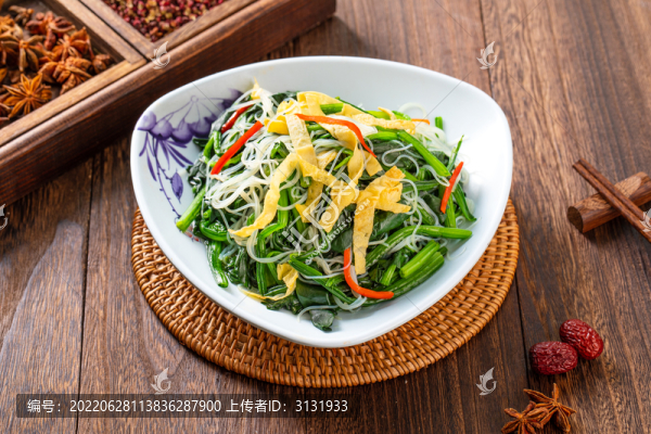 菠菜拌粉絲