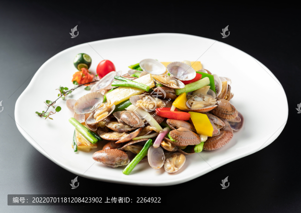 姜蔥和味炒花甲