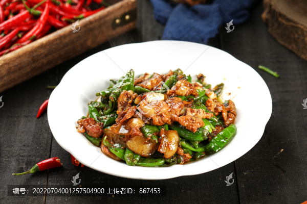 有機(jī)辣椒炒肉