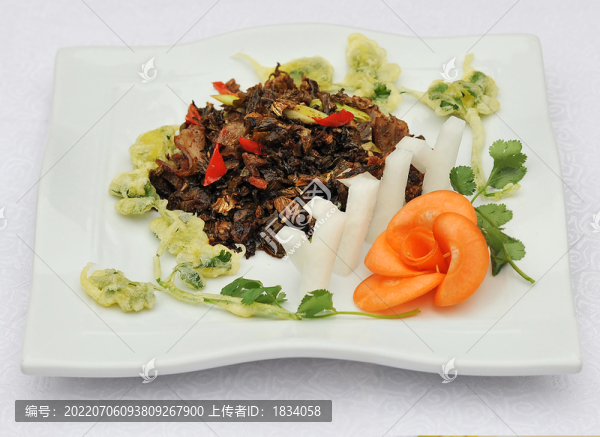 咸菜炒臘肉