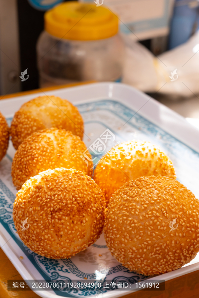 炸油糕炸芝麻球
