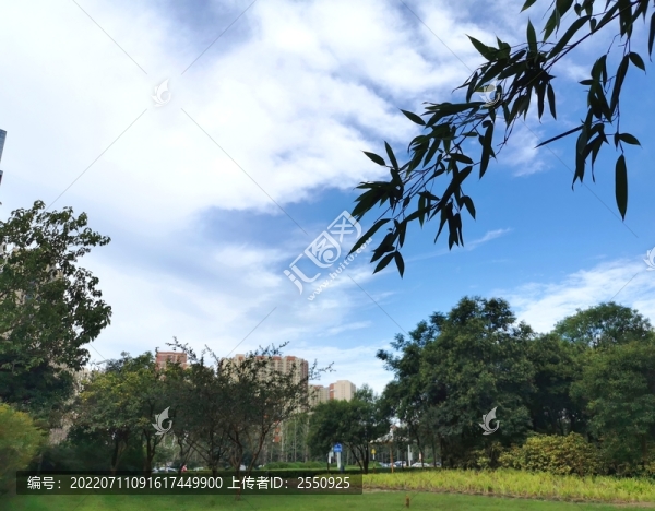 藍天白云