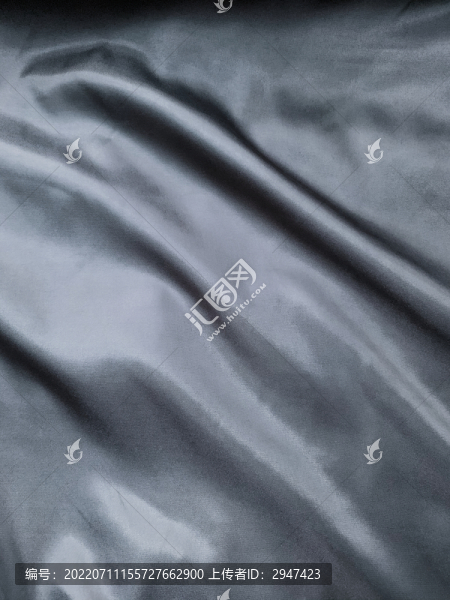 黑灰色絲綢面料背景素材紋理