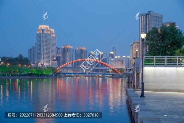 天津海河風(fēng)光