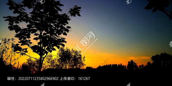 吉林市鐵東村晚霞