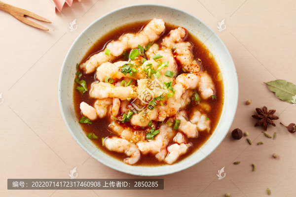 熱鹵鮮蝦肉