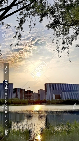 城市黃昏