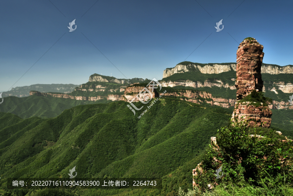 河北石家莊贊皇縣嶂石巖風景區(qū)