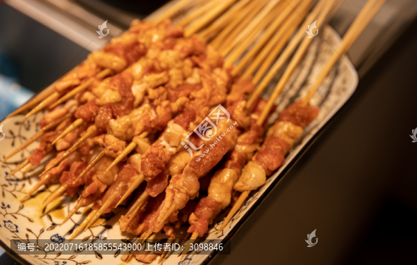 燒烤骨肉相連肉串