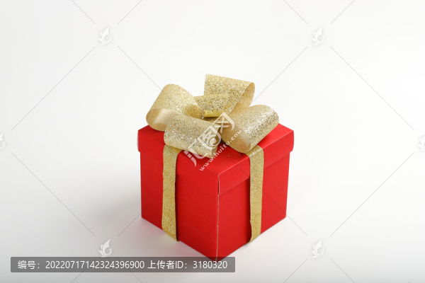 紅色禮品盒道具