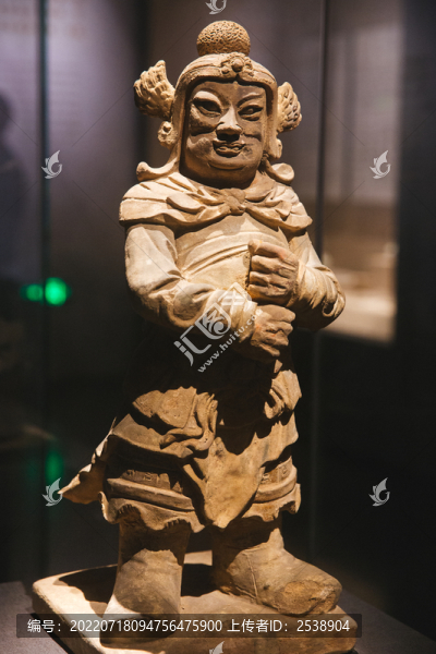 彩釉陶將軍俑