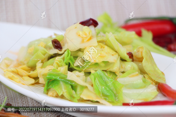 熗炒圓白菜