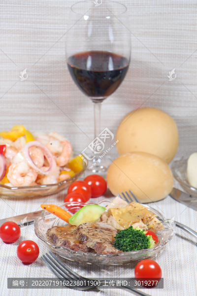 烤牛肉與烤雞胸