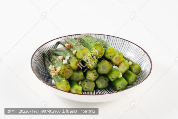 白灼秋葵