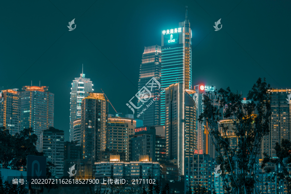 重慶中央商務(wù)區(qū)夜景