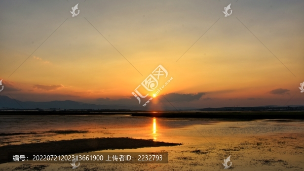 蒙自長橋海落日