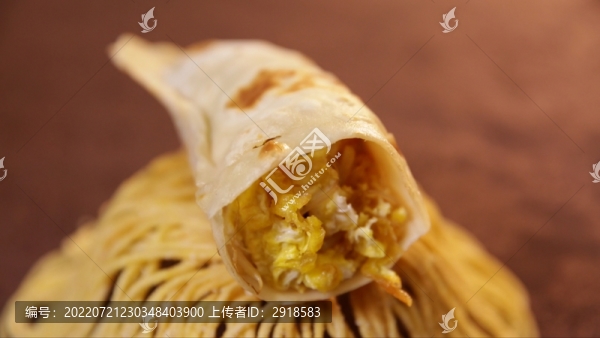 美食口袋餅卷菜春餅