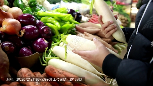 市場(chǎng)超市集市購(gòu)買白蘿卜